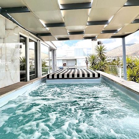 Citycenter Penthouse Mini Private Pool With Hydromassage And Great Town View Αθήνα Εξωτερικό φωτογραφία